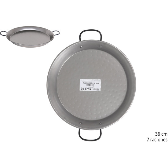 & PAELLERA PULIDA 36 CM 7 RACIONES image 0