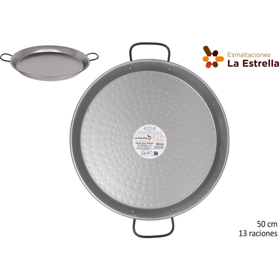 PAELLERA PULIDA 50 CM 13 RACIONES image 0