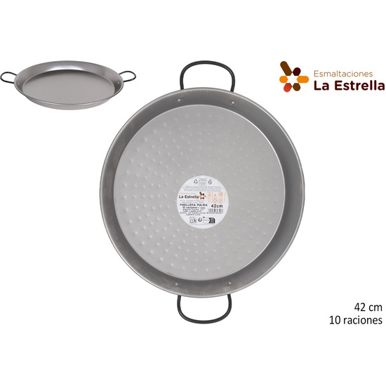 PAELLERA PULIDA 42 CM 10 RACIONES image 0