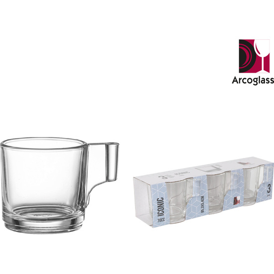 SET 3 JARRITAS CON ASA 70CC ICONIC image 0