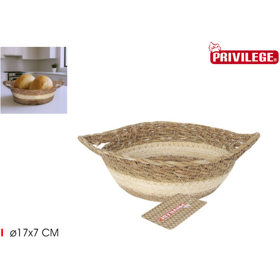 CESTA CONICA MIMBRE RED.C/ASA 17X7CM PRIVILEGE image 0