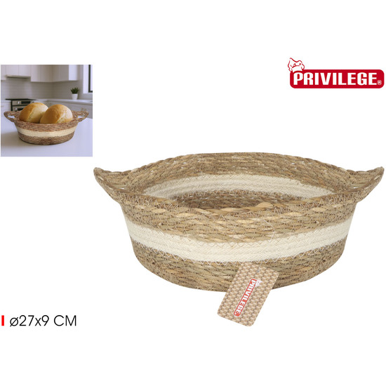 CESTA CONICA MIMBRE RED.C/ASA 27X9CM PRIVILEGE image 0