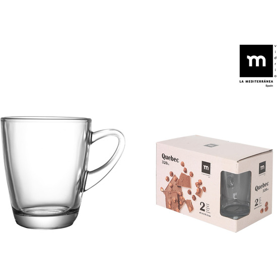 SET 2 TAZAS 320C QUEBEC MD image 0