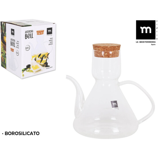 ACEITERA BOROSILICATO C/TAPON 500CCBELL image 0