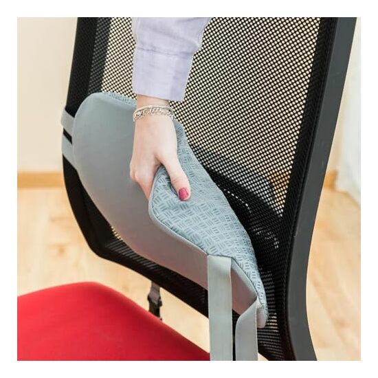 -90- COJIN LUMBAR DE GEL CON FUNDA EXTRAIBLE GLUSH image 2