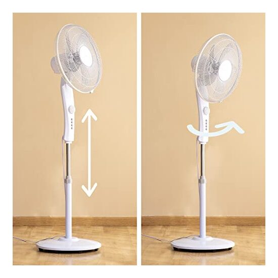 -33- VENTILADOR DE PIE INNOVAGOODS FRESHINN BLANCO image 1