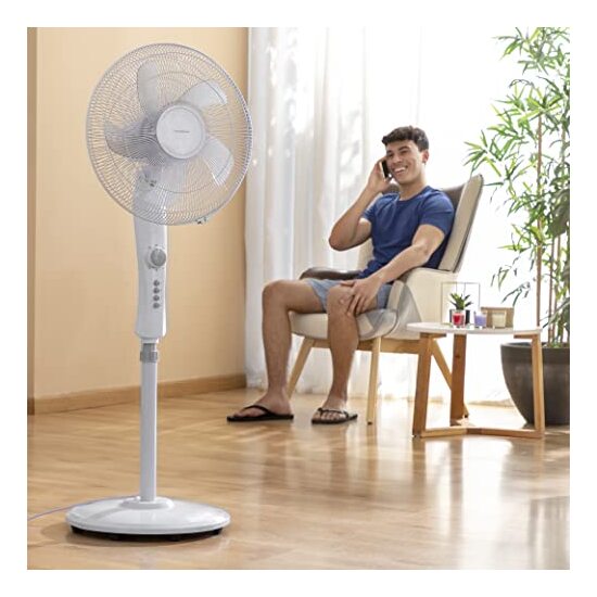 -33- VENTILADOR DE PIE INNOVAGOODS FRESHINN BLANCO image 3