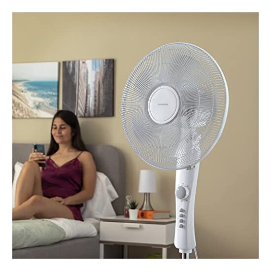 -33- VENTILADOR DE PIE INNOVAGOODS FRESHINN BLANCO image 4