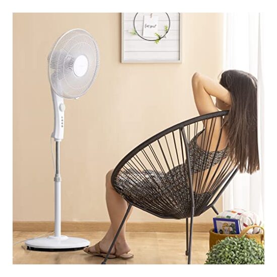 -33- VENTILADOR DE PIE INNOVAGOODS FRESHINN BLANCO image 5
