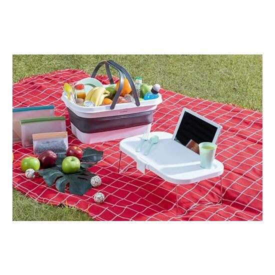 -80- CESTA DE PICNIC PLEGABLE CON TAPAMESA PICKNIN image 3