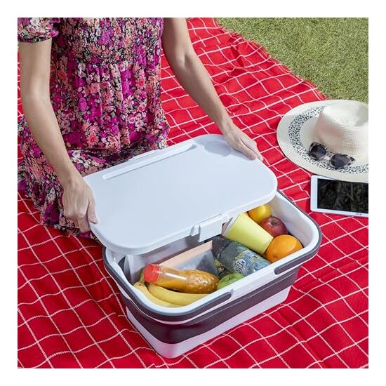 -80- CESTA DE PICNIC PLEGABLE CON TAPAMESA PICKNIN image 4