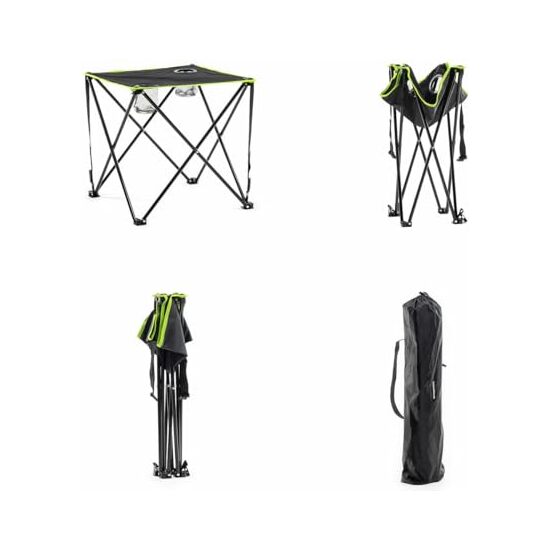 -80- MESA DE CAMPING TEXTIL PLEGABLE CON FUNDA CAF image 1