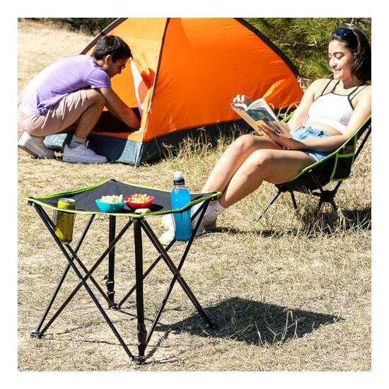 -80- MESA DE CAMPING TEXTIL PLEGABLE CON FUNDA CAF image 6