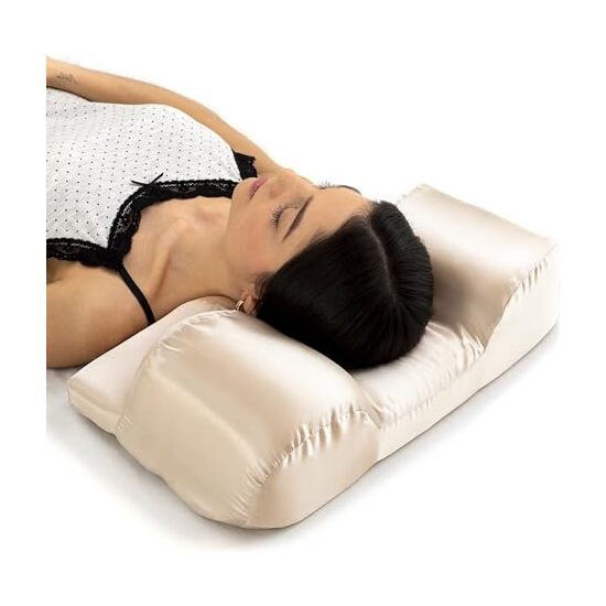 -56- ALMOHADA CERVICAL ANTIARRUGAS CON FUNDA DE SA image 0