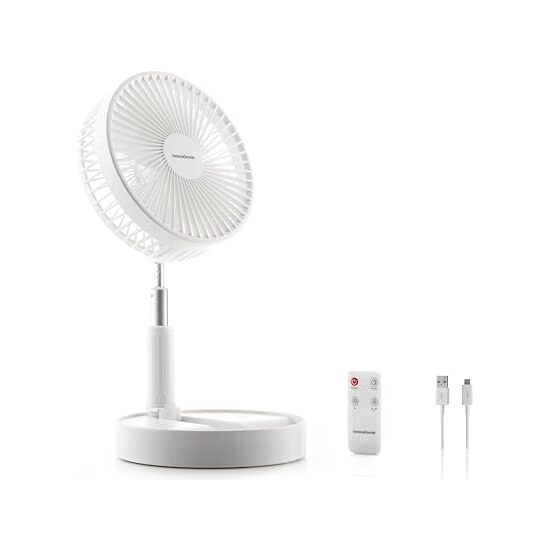-49- 5 VENTILADOR RECARGABLE PLEGABLE 3 N 1 FANDLE image 0