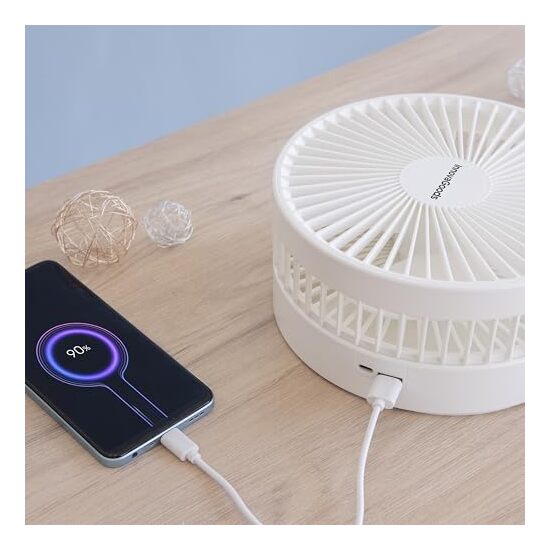 -49- 5 VENTILADOR RECARGABLE PLEGABLE 3 N 1 FANDLE image 3