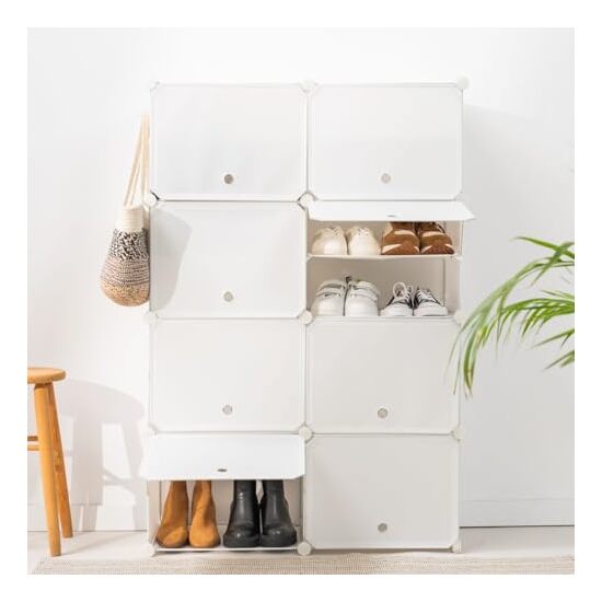-36- ZAPATERO MODULAR PORTATIL INNOVAGOODS  BLANCO image 3
