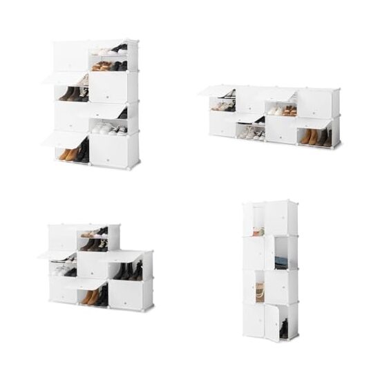 -36- ZAPATERO MODULAR PORTATIL INNOVAGOODS  BLANCO image 8