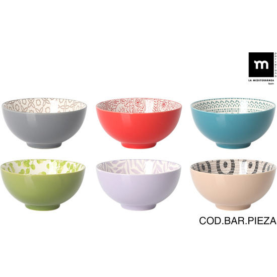 BOL APERIT.JAPO Ø15.5X7.7CM SURT.6 DECS NAOKI image 0