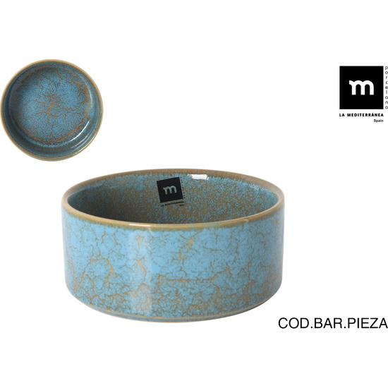 BOL 15.6X6.8CM SCRATCH BLUE image 0