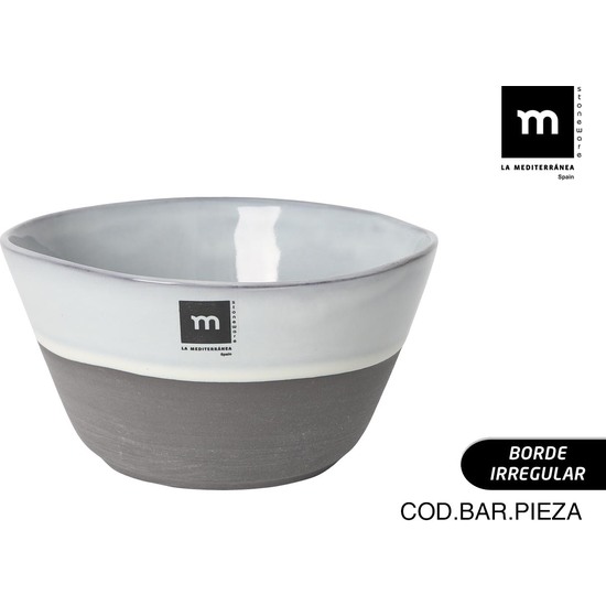 BOL 1000ML 173X9CM BLACK CLAY MD image 0