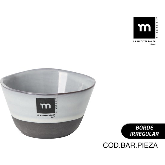 BOL 200ML 10X5.1CM BLACK CLAY MD image 0