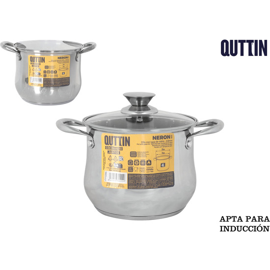 OLLA 20CM4L ACERO IND. C/T NEW NERON image 0