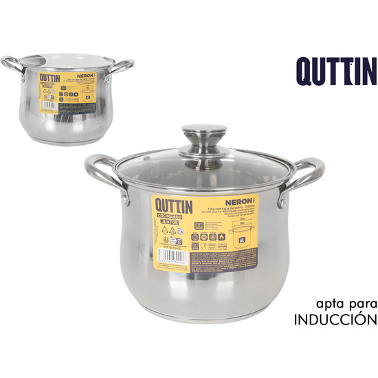 F OLLA 22CM6L ACERO IND. C/T NEW NERON image 0