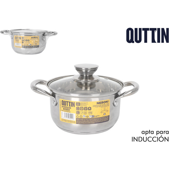 F CACEROLA 16CM2L ACERO IND.C/T NEW NER image 0