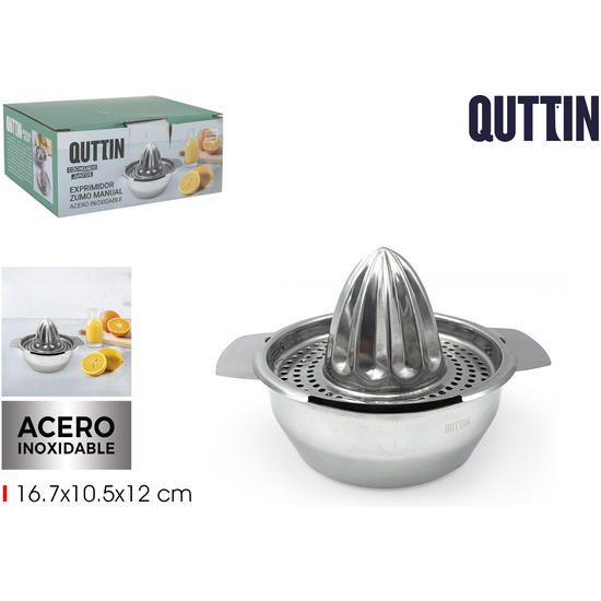 EXPRIMIDOR MANUAL ZUMO ACERO QUTTIN image 0