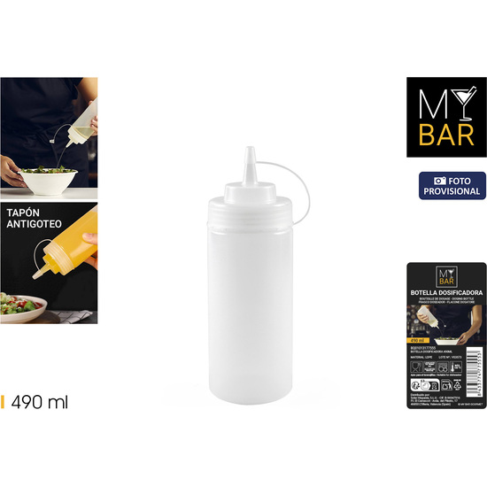 PRB BOTELLA DOSIFICADORA 490ML image 0