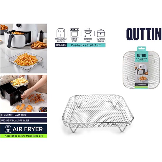 REJILLA FREID.AIRE APILAB.CUAD.20CM QUTTIN image 0