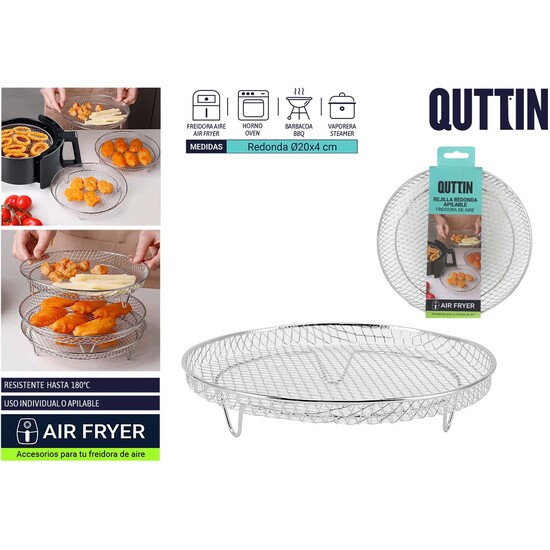 REJILLA RED. AIRFRYER APILABLE 20CM QUTTIN image 0