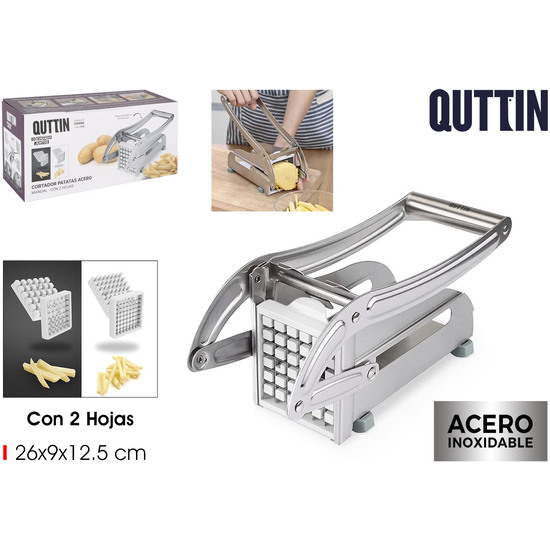 PRJ CORTADOR PATATAS ACERO 2 HOJAS QUTTIN image 0
