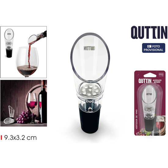 VERTEDOR VINO PLASTICO QUTTIN image 0