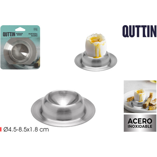 SOPORTE HUEVERA ACERO QUTTIN image 0