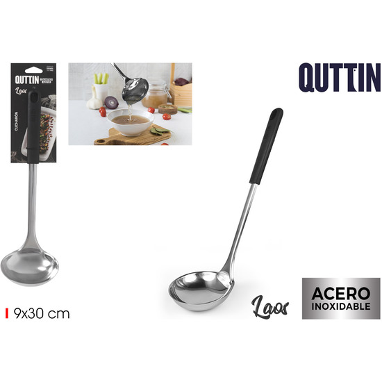72 CUCHARON SS LAOS 30CM QUTTIN image 0