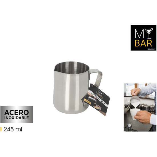 LECHERA INOX 245ML MY BAR image 0