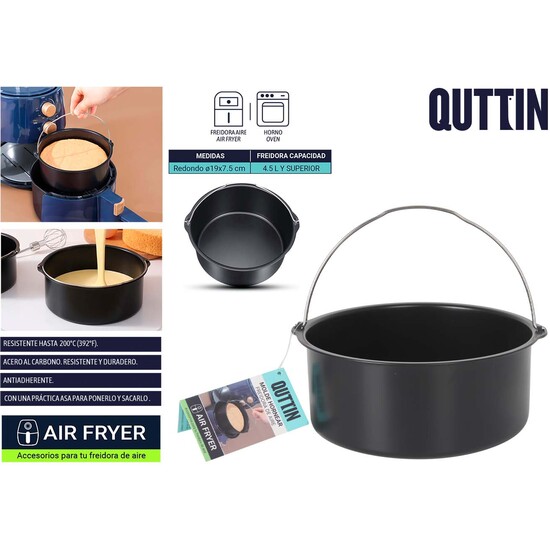 MOLDE HORNEAR 19CM C/ASA AIR FRYER QUTTIN image 0