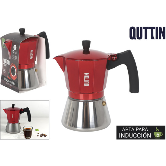 CAFETERA 6 SERV.INDUCC.SS/ALUMI.RED QUTTIN image 0