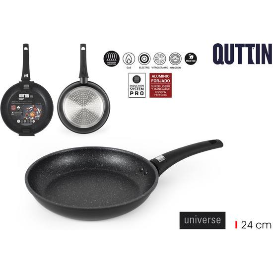 SARTEN 24 ALUM.FORJ.INDUCC.UNIVERSE QUTTIN image 0