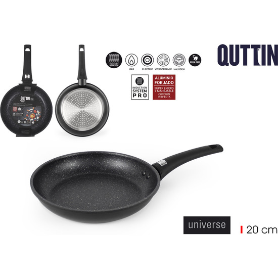 SARTEN 20 ALUM.FORJ.INDUCC.UNIVERSE QUTTIN image 0