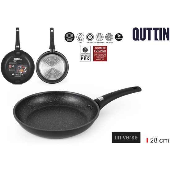 SARTEN 28 ALUM.FORJ.INDUCC.UNIVERSE QUTTIN image 0