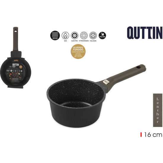 CAZO 16CM ALUMINIO INDUCCIO.LEATHER QUTTIN image 0