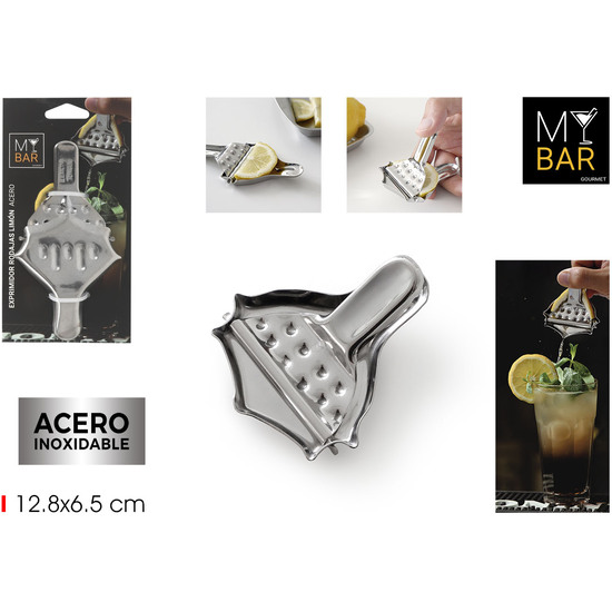 144 EXPRIMIDOR RODAJAS LIMON ACERO MY BAR image 0