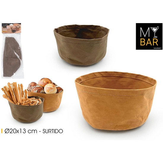 PANERA CELULOSA REDONDA 20X13CM MY BAR image 0