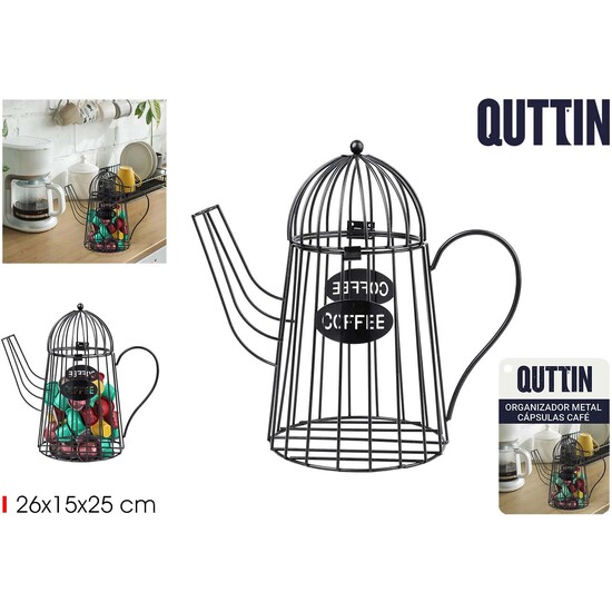 ORGANIZADOR MET.CAPSULA CAFE TETERA QUTTIN image 0