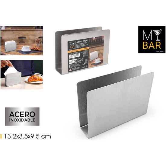 SERVILLETERO ACERO 13.2CM MY BAR image 0