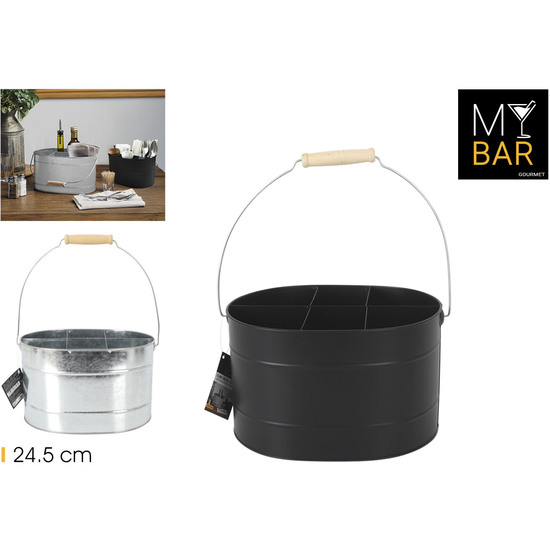 CUBO METAL ORGANIZ.MESA C/ASA 24.5C MY BAR image 0