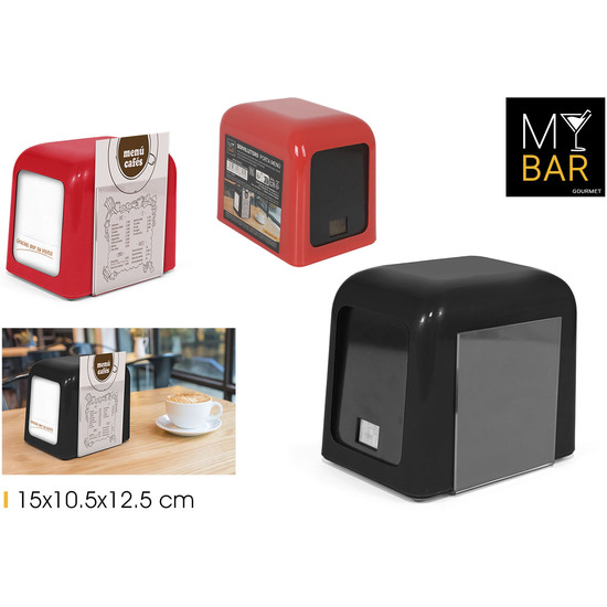 SERVILLETERO HOSTE.PLAST.PORTA MENU MY BAR image 0